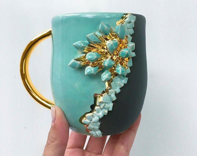 tea /& hot chocolate Full Color 12 oz Amethyst Geode Crystal 02 Ceramic Mug sublimation printing perfect for coffee