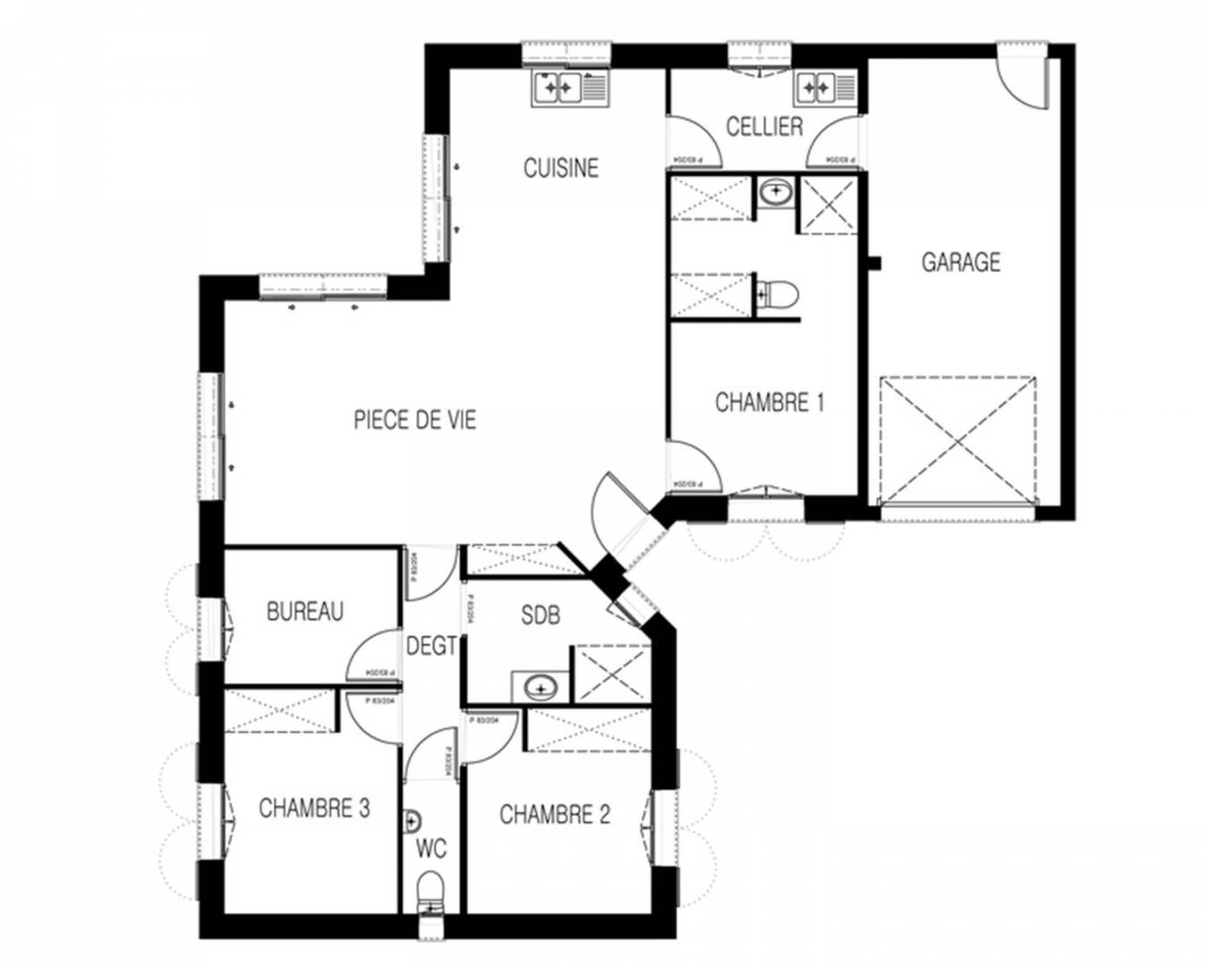 plan de maison iveco