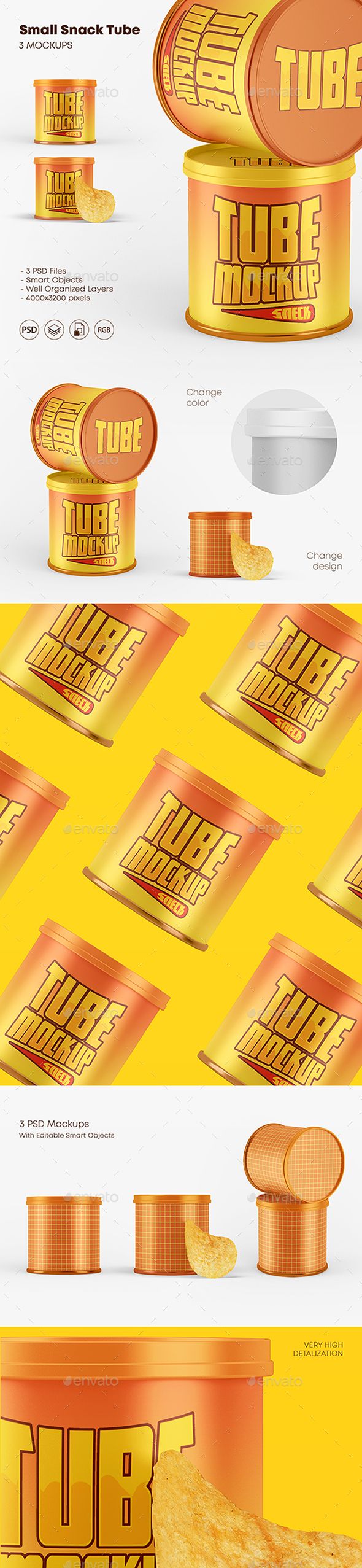 Download Small Matte Snack Tube Mockup | Mockup, Snacks, Tube