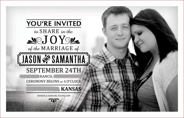 postcard invitations wedding wb front party planning wedding invite postcards
