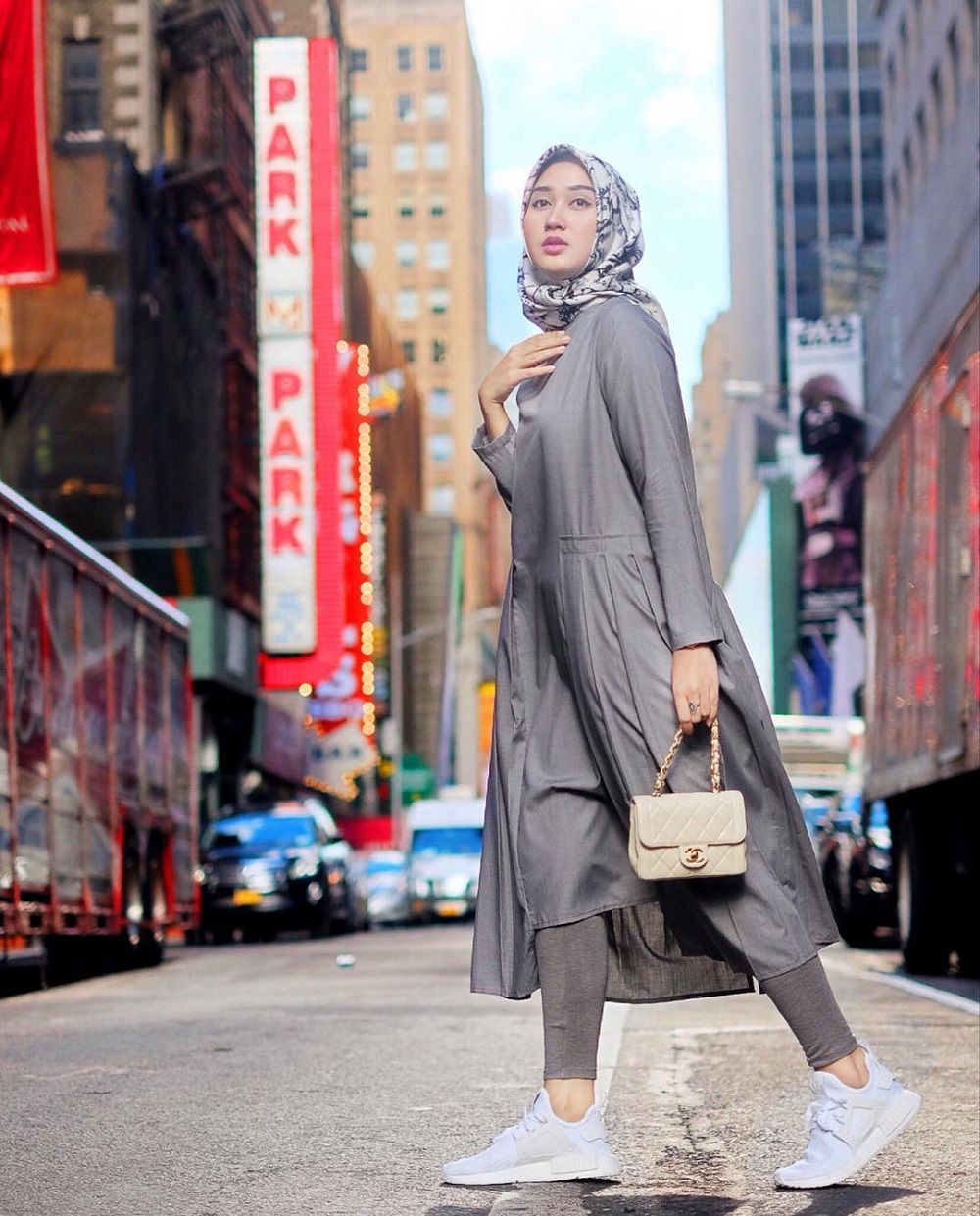 Desain Dian Pelangi Model pakaian hijab, Gaya kasual, Kasual