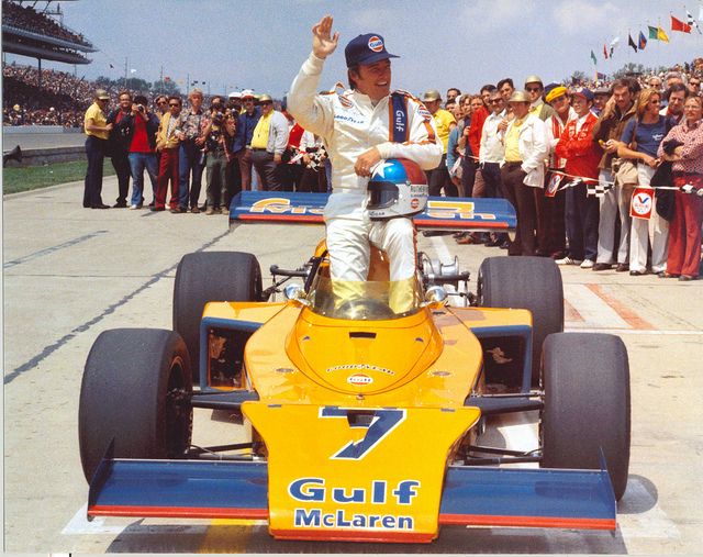 johnny rutherford wins pole 1973 indianapolis johnny rutherford wins pole 1973 indianapolis