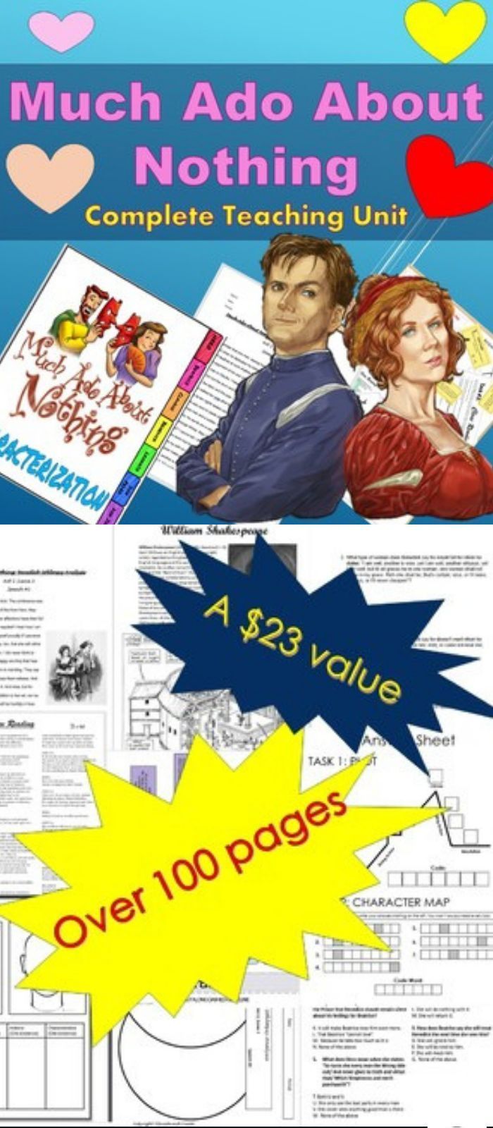 Much Ado About Nothing Bundle Complete Teacher Unit