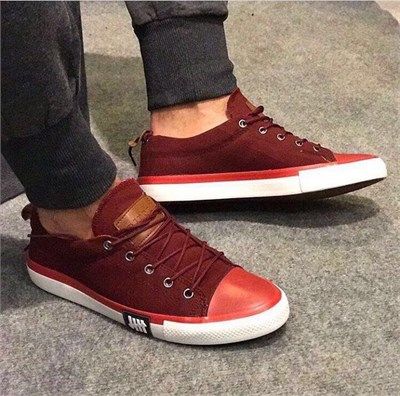 Erkek Gunluk Sneakers Spor Ayakkabi Bordo Ayakkabilar Spor Erkek Spor Ayakkabilari