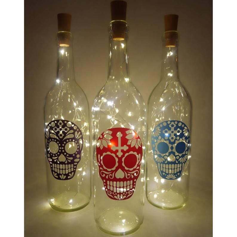 Fairy light bottle wine bottle lights string light decor | Etsy