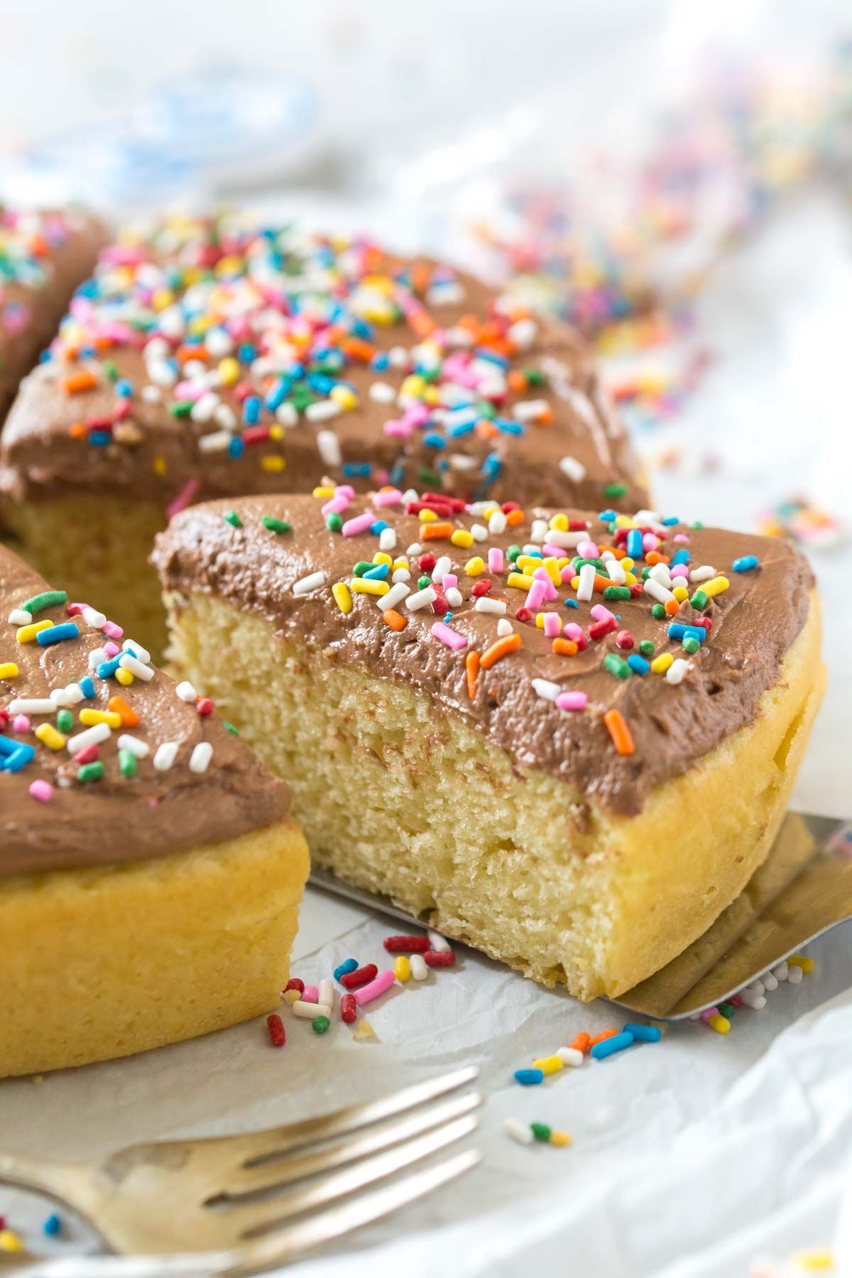 Simple Chocolate Cake Recipe One Layer One Layer Cake with Chocolate Buttercream | Recipe | Chocolate