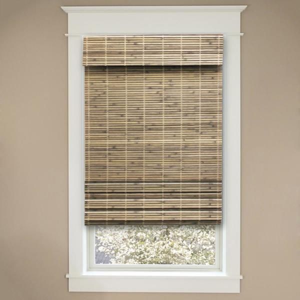 Pin By Luckycricket On Windows In 2021 Bamboo Shades Roman Home Decorators Collection Bamboo Shades Roman, Light Filtering Bamboo Roman Shades