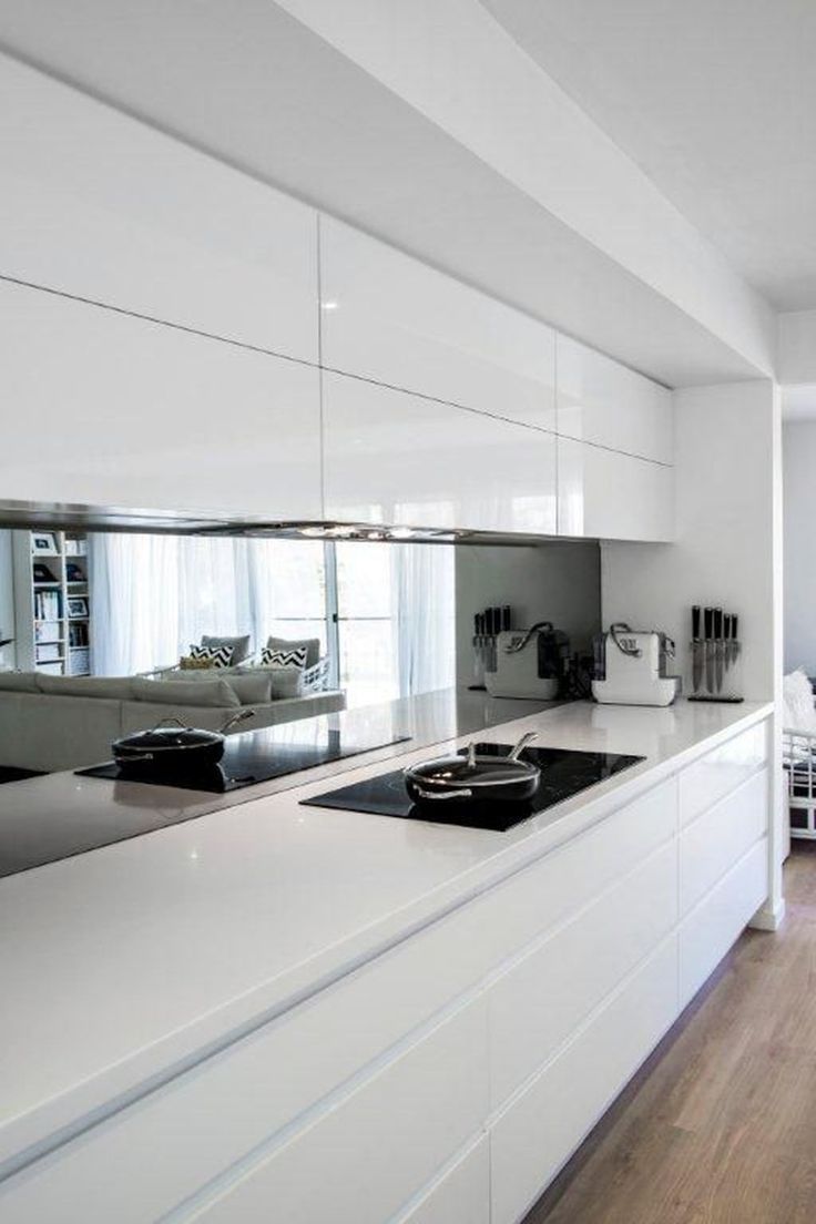 55 Amazing And Luxury White Kitchen Design Ideas #kitchenideas #kitchendesign #k...