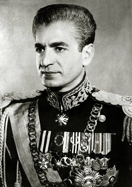 circa 1950's, The Shah of Iran portrait,Foreign Royalty,... | The shah