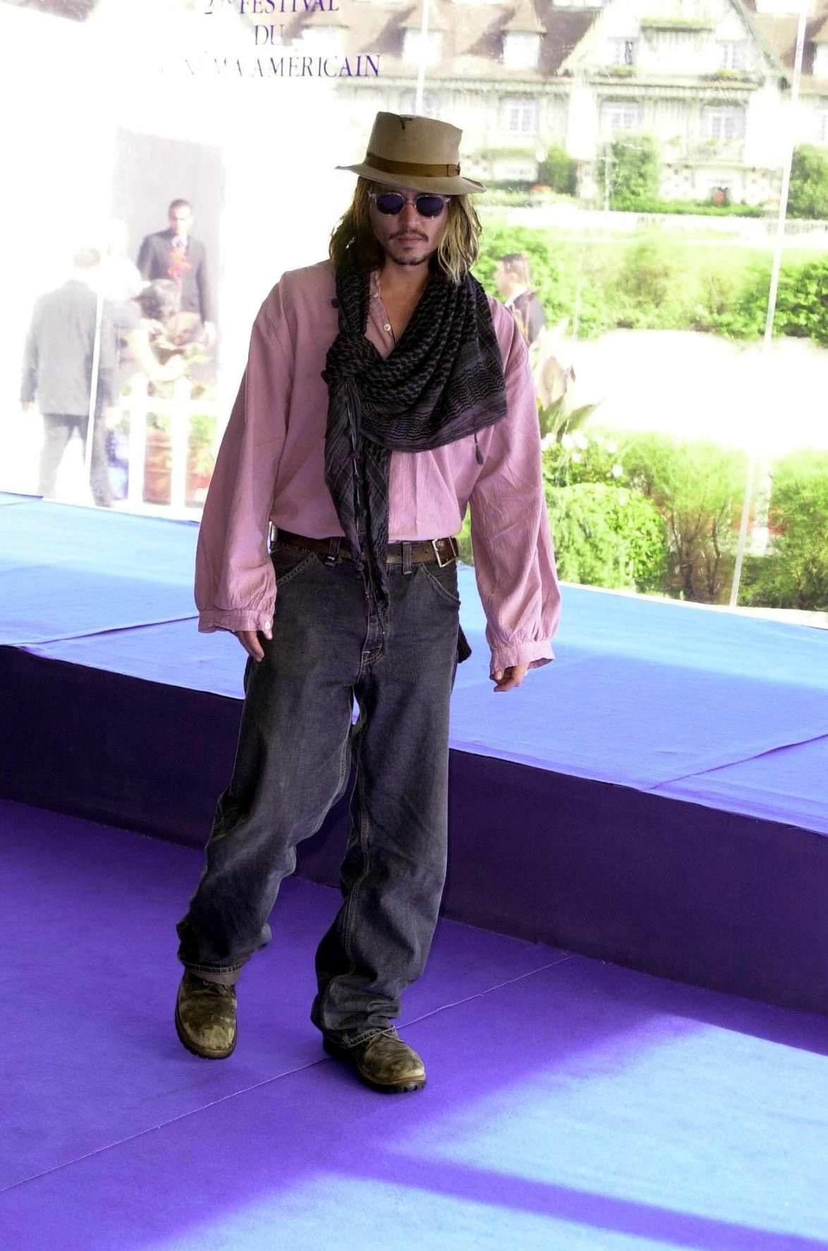 Johnny Depp - American Film Festival in Deauville in France (2001
