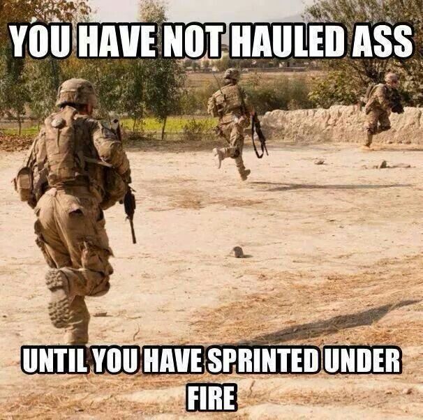 Sprint Under Fire Military Humor Army Humor Military Memes Sprint Under Fire Military Humor Army Humor Military Memes