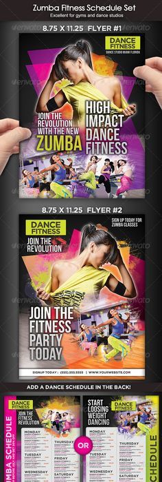 zoomba or fitness lessons flyer flyer template and template zumba zumba flyer template