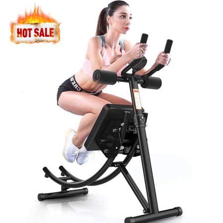 Abdominal Coaster Ab Exercise Equipment 265lbs Abdominal Coaster Abdomen Exercise Crunch Machine with Adjustable Seat for Abdominal Muscle Training #abexercisemachine
