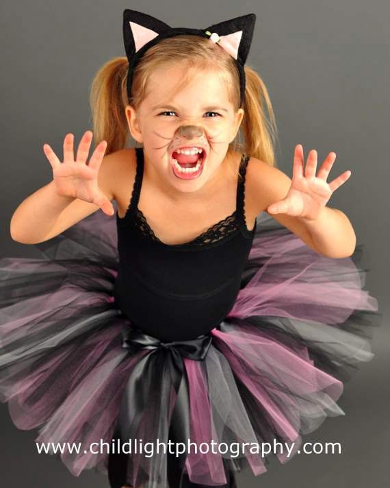 Cat Costume Halloween Toddler Girls Tutu Set Black And Pink Custom Sizes Choose 2t 3t Or 4t Klassy Kitty Disfraz De Gato Para Nino Disfraces Infantiles Caseros Disfraz De Gato
