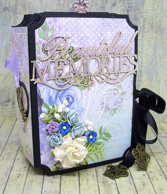 Lilac and Lavender Album Mini Scrapbook Albums, Scrapbook Cards, Mini Albums, Papel Scrapbook, Scrapbooking, Scrapbook Layouts, Memory Book Diy, Memory Album, Album Maker