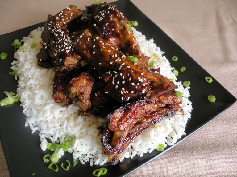 Chinese BBQ Spareribs Aroma rice cooker, Rice cooker