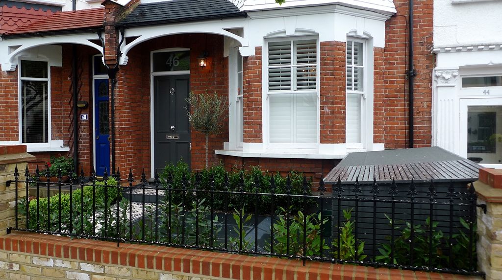 modern contemporary porch edwardian terraced house