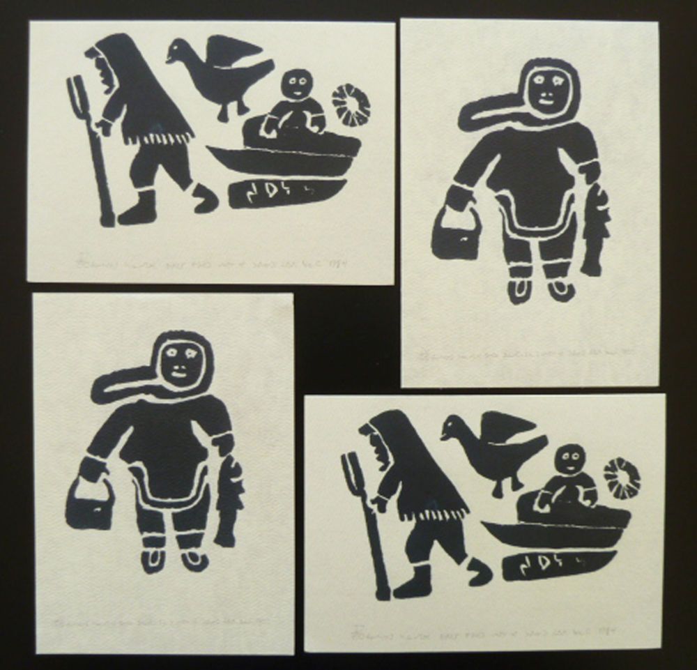 Inuit Art Cards Sarah Joe Qinuagua Sledding Bearded Seal 4 Unicef Christmas Inuit Art Cards Sarah Joe Qinuagua Sledding Bearded Seal 4 Unicef Christmas