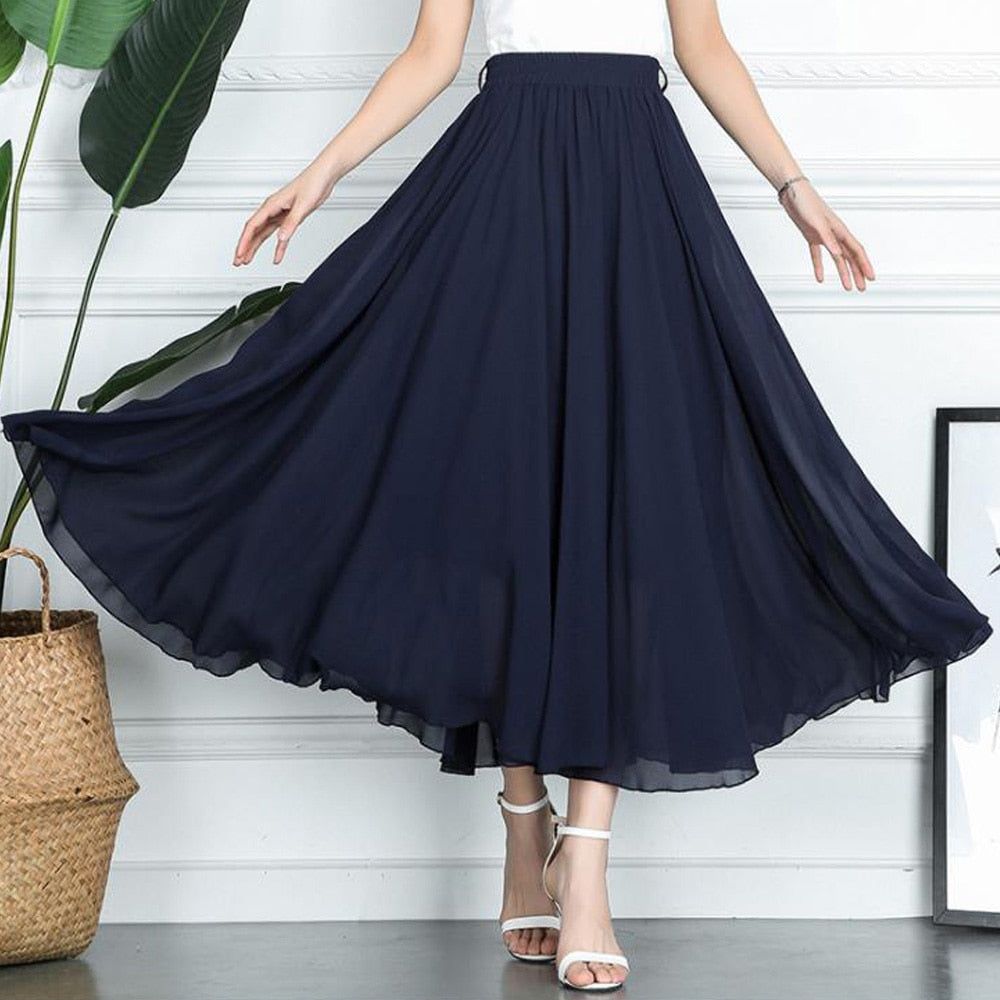 SPECIFICATIONS Material: Polyester Gender: WOMEN Dresses Length: Ankle-Length Decoration: RUFFLES Size Chart Please allow slight (±2cm)manual measurement deviation for the data. Description Title: 2022 Summer High Waist A Line Chiffon Skirts Womens Elegant Pleated Long Red Skirt Korean Style Casual Faldas MujerSeason: Spring Summer Gender: Women's SkirtsOccasion: Daily,Casual,FashionPattern Type: SolidPackages Contents: 1 Skirt Only Product Show The real color of the item may be slightly differe Red Long Skirt, Long A Line Skirt, Pink Pleated Skirt, Long Red, Red Skirts, Chiffon Skirt, Green Skirt, White Skirts, Womens Skirt