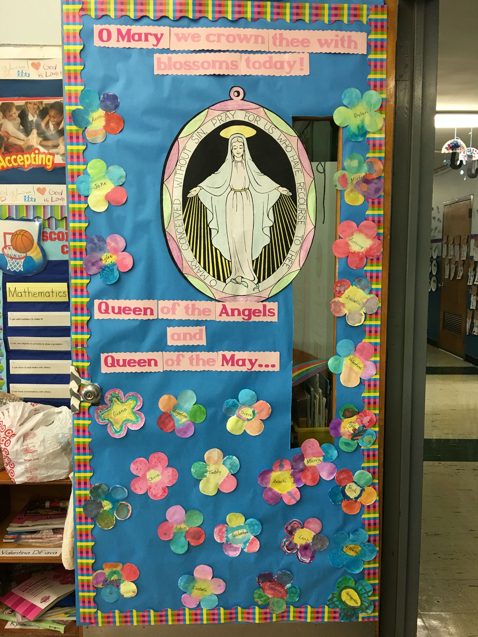 Mary Door Kindergarten Bulletin Boardsschool Door Decorationsschool Mary Door Kindergarten Bulletin Boardsschool Door Decorationsschool