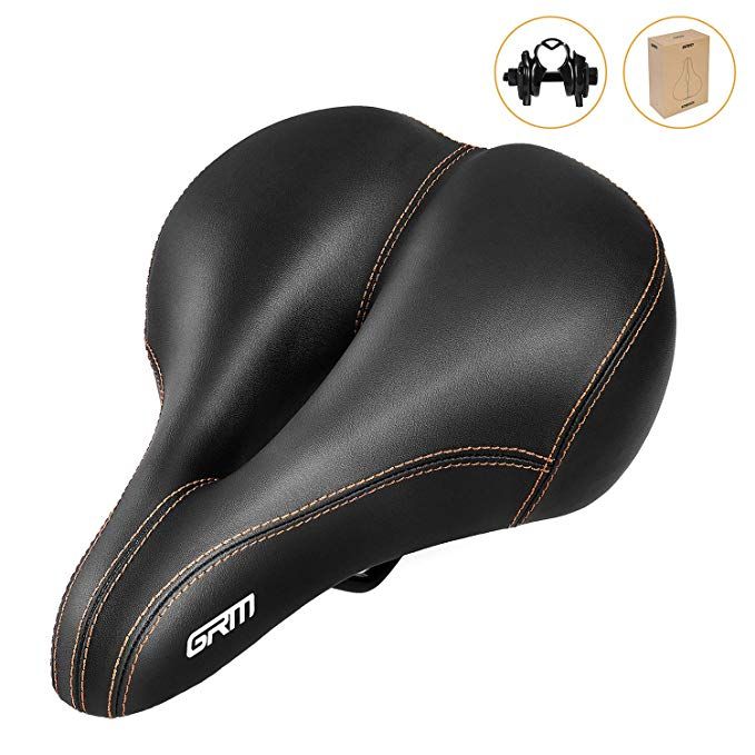 Aduro Sport Bike Seat Cushion Cover Pad With Memory Foam For Bicycle Seat Saddle No Installation Needed Bounce Free Bike Seat Cushion Bike Seat Bicycle Seats