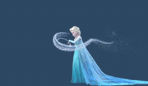 reine des neiges gif