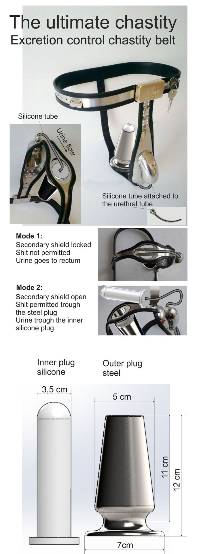 Bdsm toliet training device Bdsm toliet training device