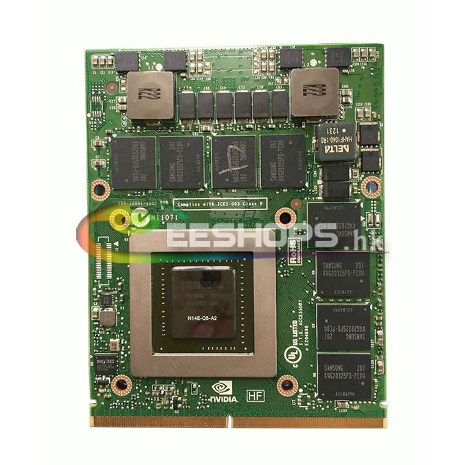 NEW Dell Precision M6800 M6700 Nvidia Quadro K5000M 4GB Video Card N14E-Q5-A2