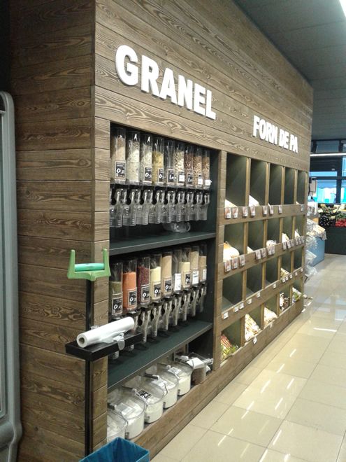Dispensadores De Venta A Granel Gravity Bins Modelo 0001 Diseño De Fachada De Tienda Diseño De Supermercado Negocio De Limpieza