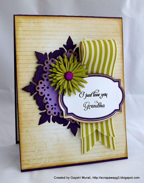 Love the ribbon w/the tag! Card Making Inspiration, Making Ideas, Stampin Up Karten, Pretty Cards, Card Tags, Creative Cards, Paper Cards, Cool Cards, Flower Cards