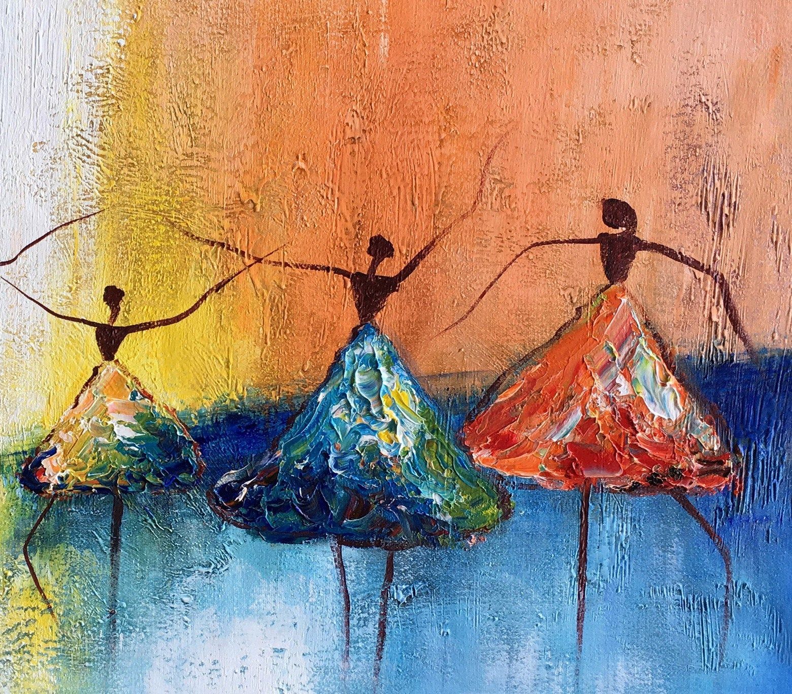 Custom Extra Large Painting Abstract Painting Ballet Dancer Etsy In 2021 Dancer Painting Painting Abstract Painting