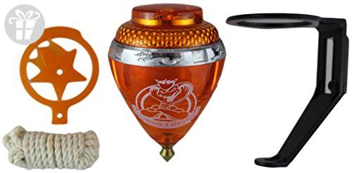 3 Pack King Cobra Durable Plastic Spin Tops & Metal Tip Made in