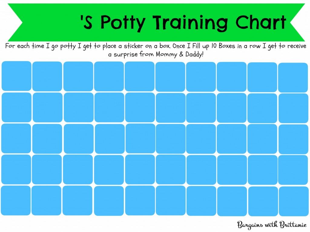 FREE Printable Potty Training Charts Girl And Boy Versions I Like