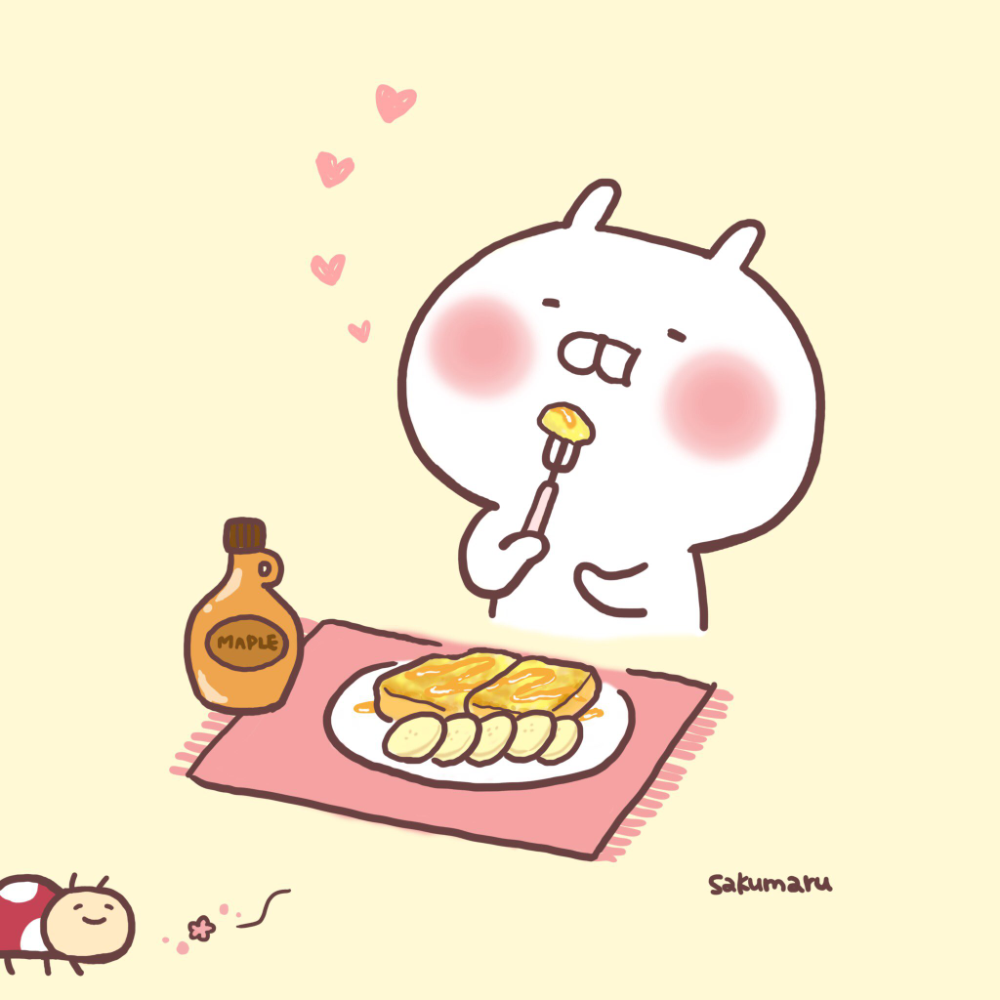 Sakumaru うさまるといっしょ Cute Art Animated Characters Doodles