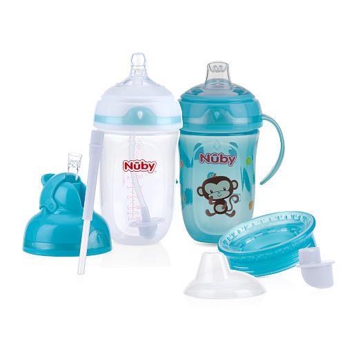 Nuby 6 Stage 360 Comfort Cup Starter Set