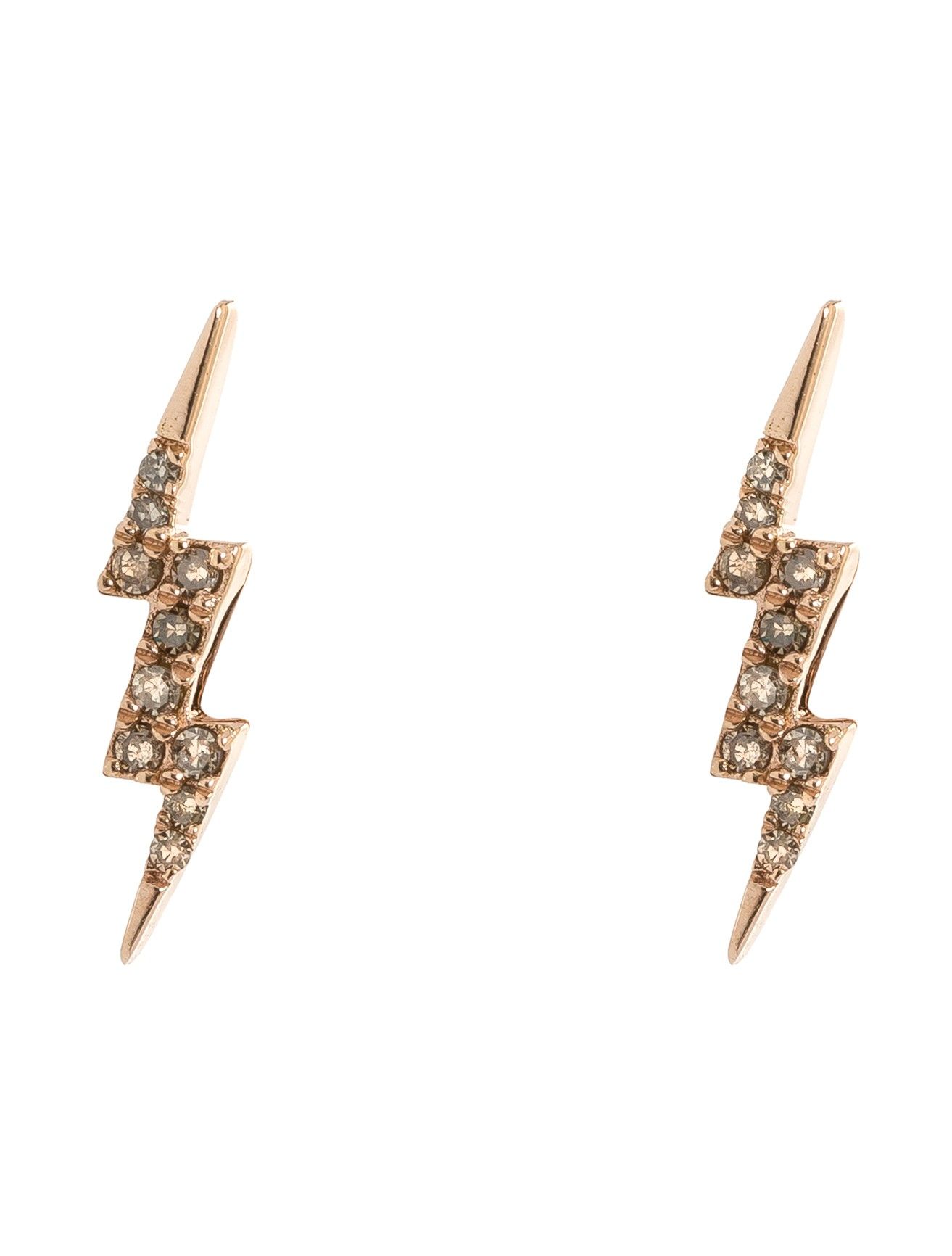 Lulu Designs 14k Bolt Stud Earrings These Fiery Studs By Lulu Designs 14k Bolt Stud Earrings These Fiery Studs By Feature A Playful Lightning Design And Sparkling White Diamonds For An Extra