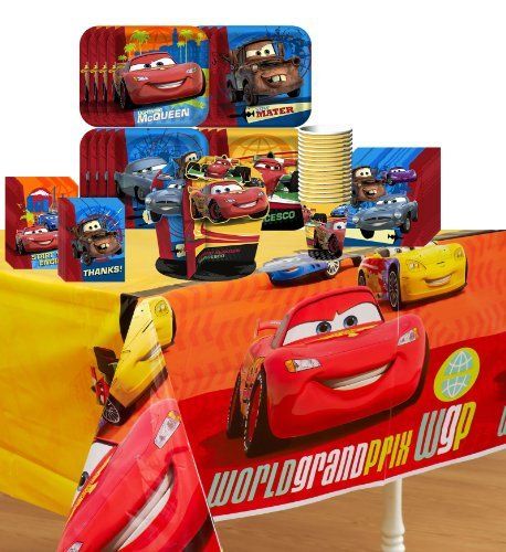 disney 39 s cars 2 party supplies pinata party pack including