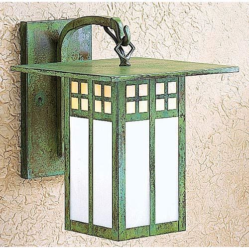 Arroyo Craftsman Kennebec 12 25 Outdoor Pendant Light Patina Amber Mist