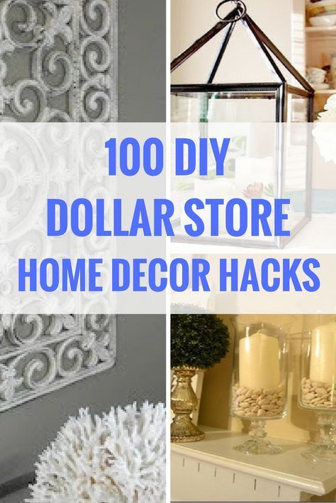 100 dollar store diy home decor ideas cheap home decor pinterest