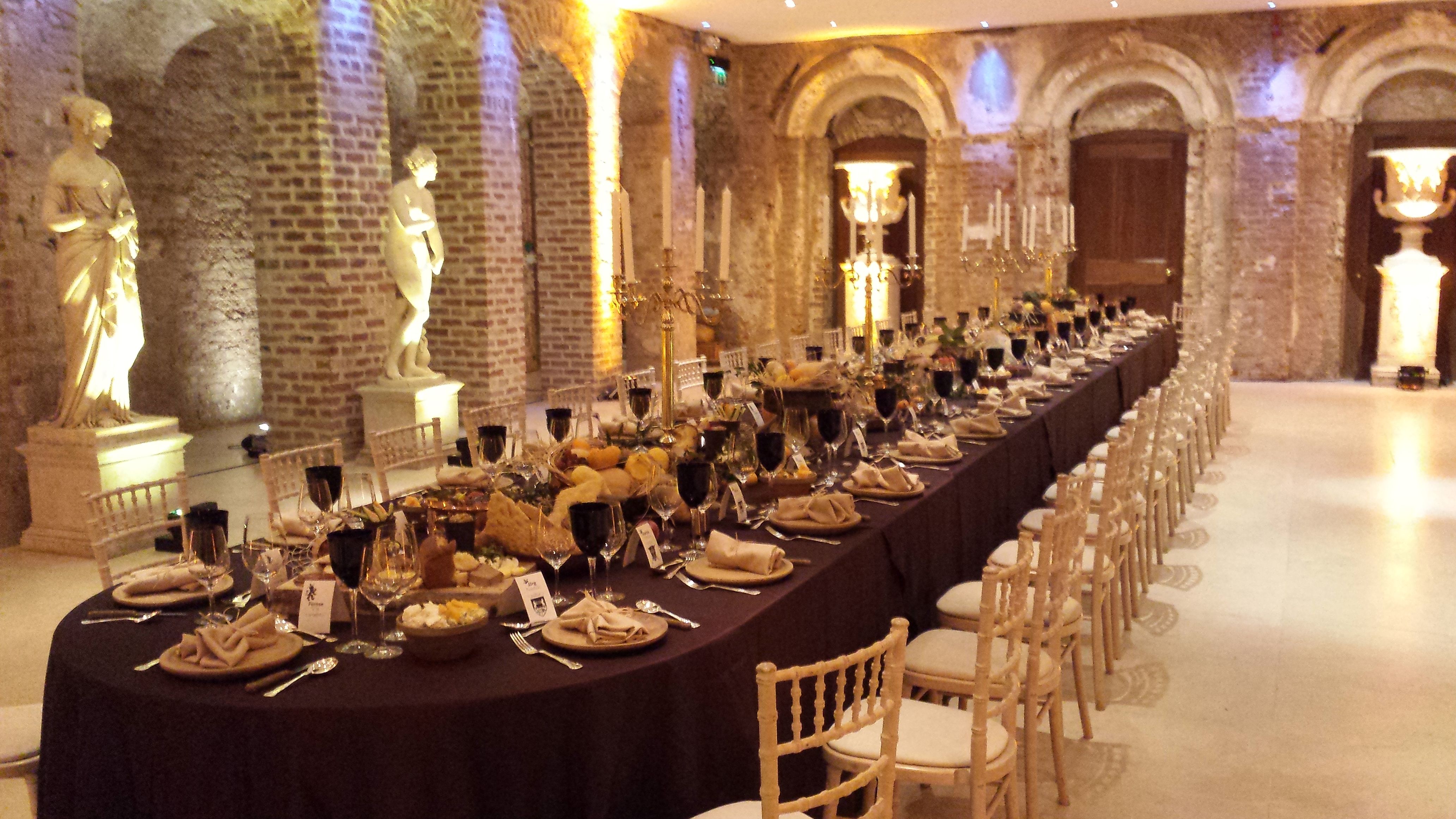 A Medieval Banqueting hall table setting in Powerscourt House. Visit ... A Medieval Banqueting hall table setting in Powerscourt House. Visit ...