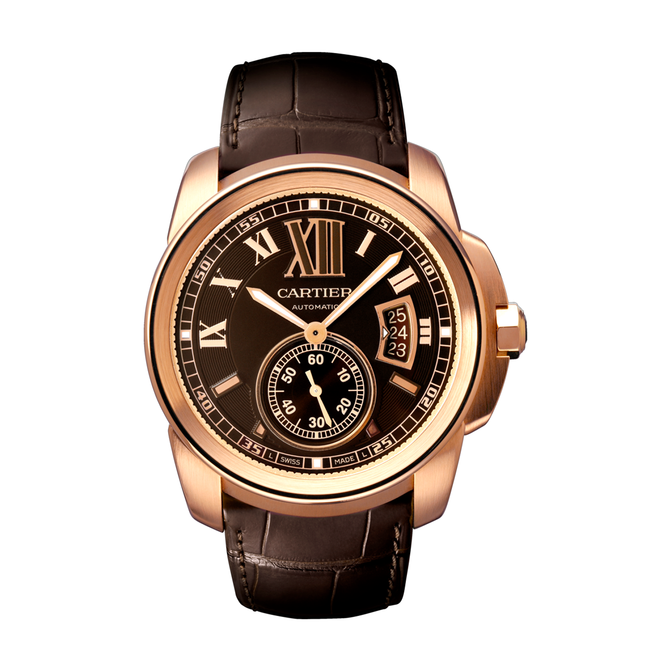 Cartier Calibre De Cartier W7100007 Pink (Rose) Gold Watch | Luxury