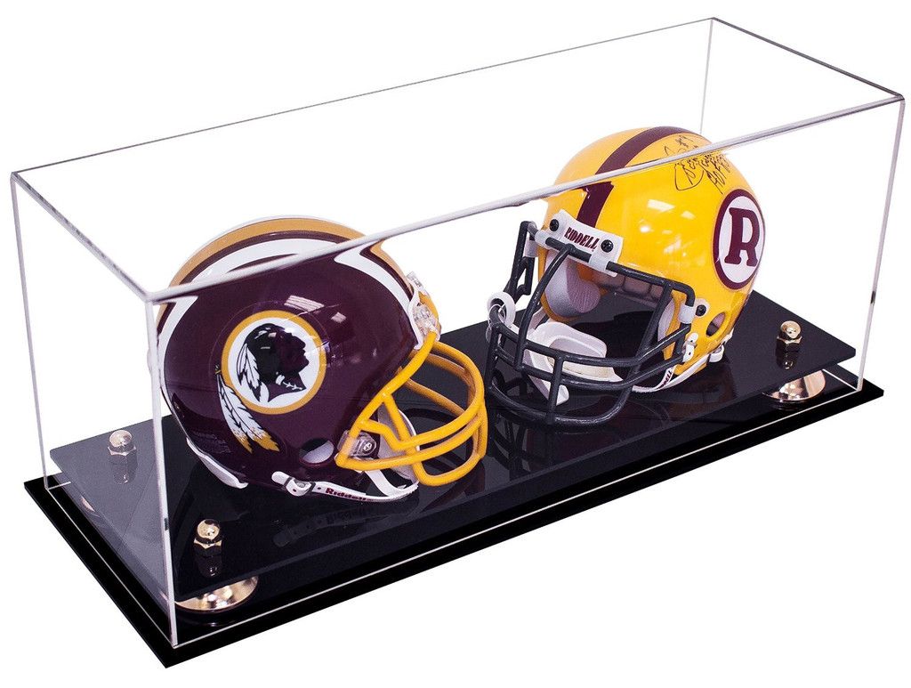 Displaygifts Pro Uv Full Size Football Baseball Helmet Display Case Holder Stand Mh15 M In 2021 Football Display Cases Baseball Helmet Raiders Helmet