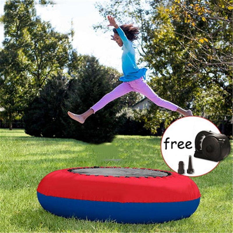 #inflatable #trampoline #kids #folding #outdoor #camping #grass #beach #jumping #bouncing #bed #fitn...