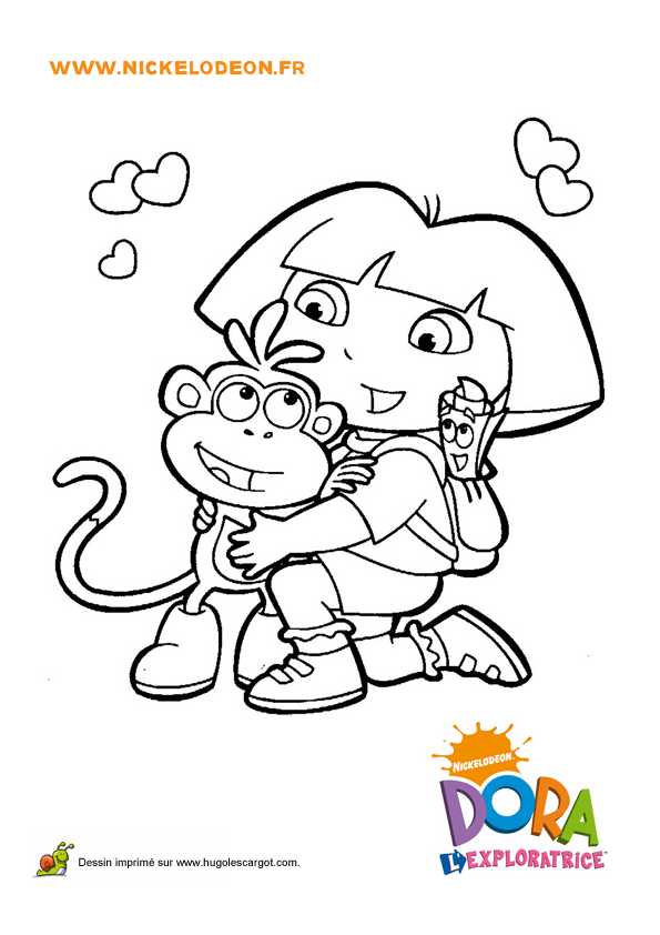 page 19 sur 27 sur hugolescargot com coloriage dora on dora l exploratrice coloriage id=34982