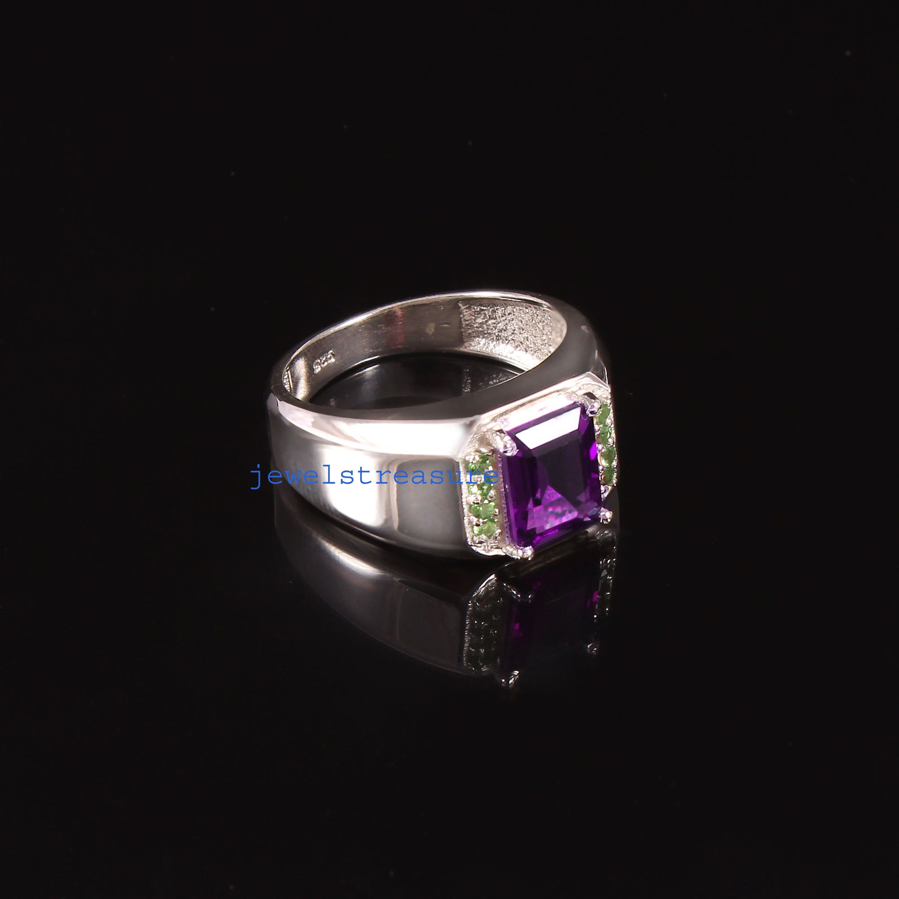 Amethyst Men Ring Silver Men s Ring Natural Amethyst Etsy India In amethyst-men-ring-silver-men-s-ring-natural-amethyst-etsy-india-in