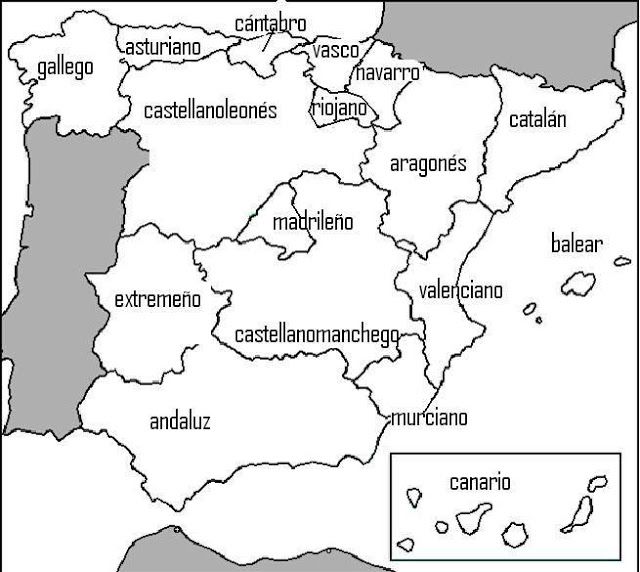 La Ventana De 4º Gentilicios De Comunidades Autónomas Y Provincias De España Gentilicios España Historia De España