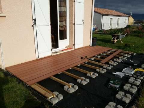 aménagement terrasse composite sur plot beton Terrasse Pinterest - terrasse bois sur plots beton aménagement terrasse composite sur plot beton Terrasse Pinterest - terrasse bois sur plots beton