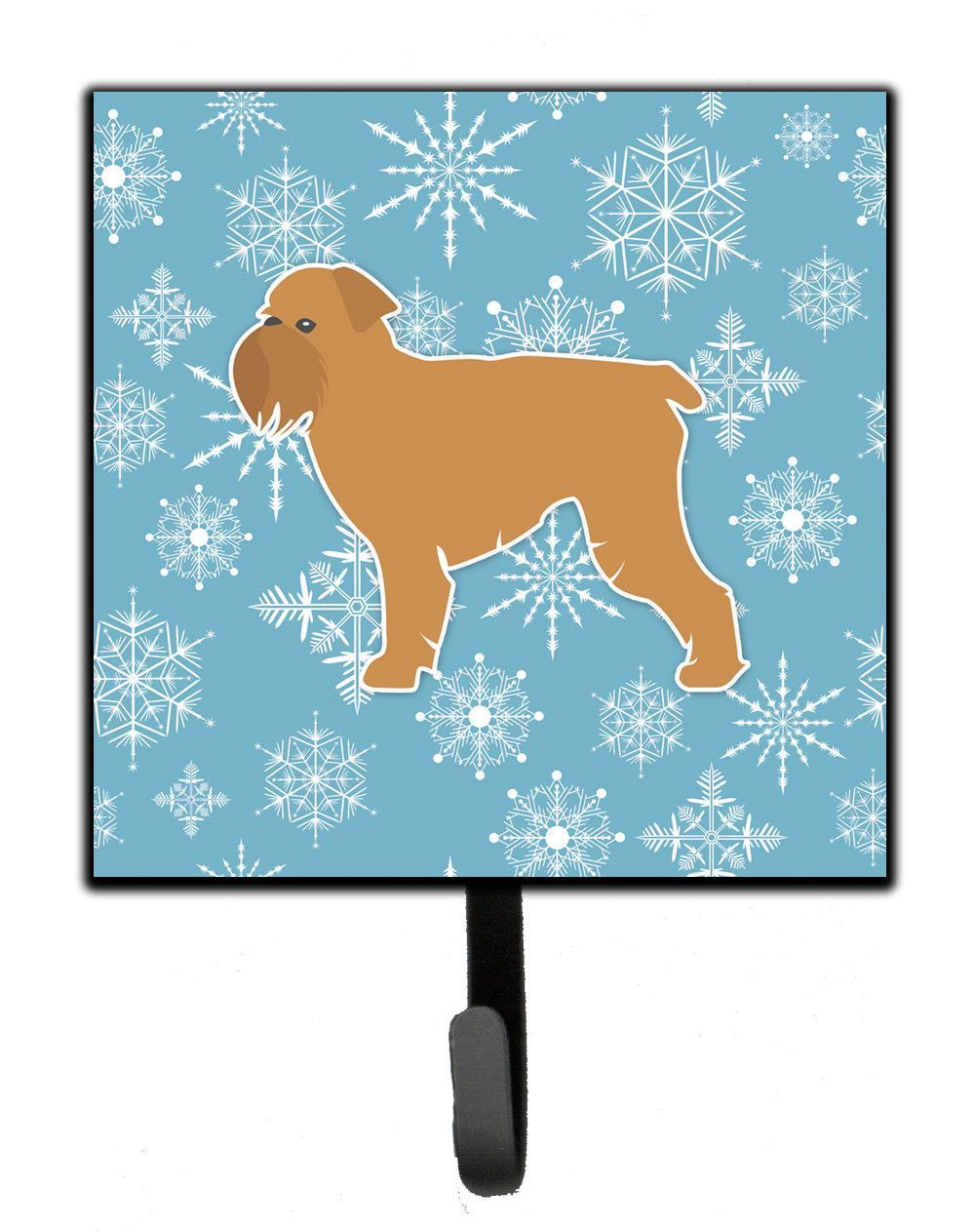 Winter Snowflake Brussels Griffon Leash Or Key Holder Bb3540sh4 Winter Snowflakes Carolines Treasures German Wirehaired Pointer