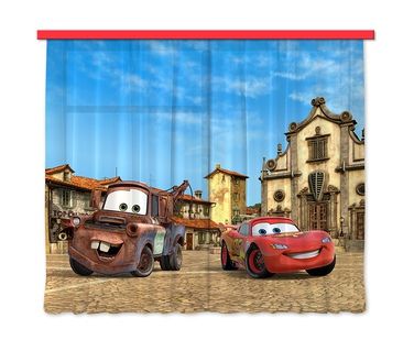 Rideaux de voilage - Cars Flash McQueen et Martin Disney Disney ... Rideaux de voilage - Cars Flash McQueen et Martin Disney Disney ...