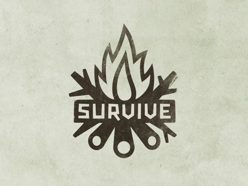 Final Survive Logo  Outdoor logos, Survival, Retro sign